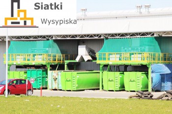 Wysypisko - Wytrzymałe siatki zabezpieczające śmieci
